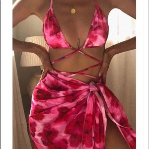 Three piece swimsuit